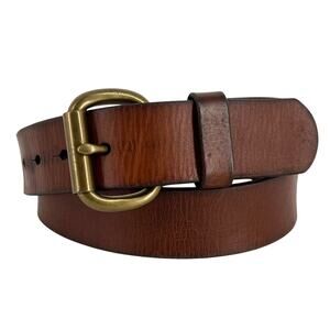 Y2K Fuel by Fossil brown leather belt 2000s vintage
